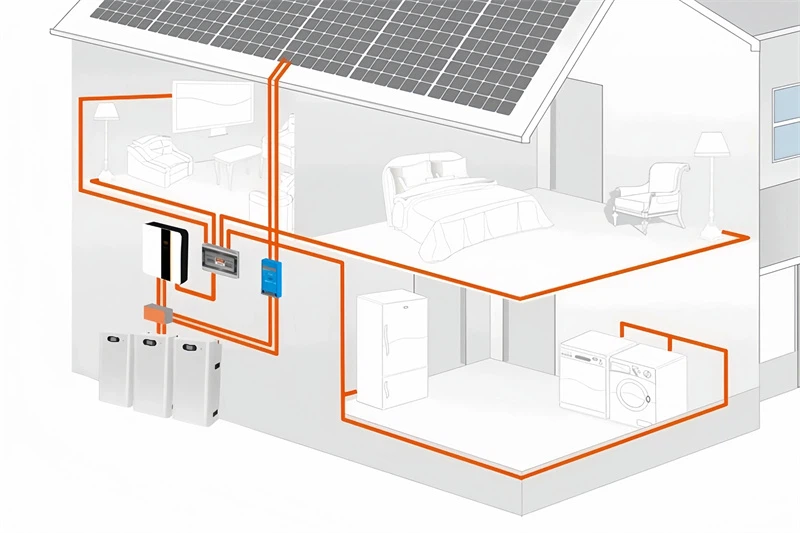 3KW - 100KW with Hybrid Inverter LiFePo4 Battery PV Panel Roof Mounting Tools Home Solar System Kit-9 3KW - 100KW with Hybrid Inverter LiFePo4 Battery PV Panel Roof Mounting Tools Home Solar System Kit-9